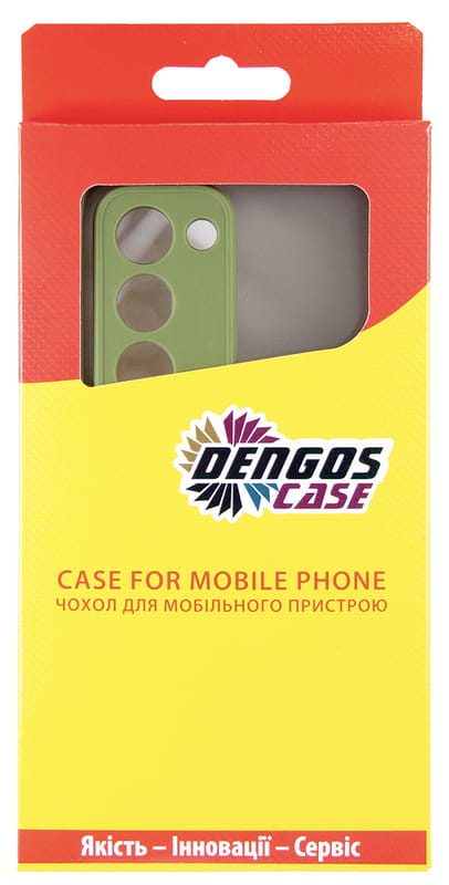 Чохол-накладка Dengos Matt для Oppo A5 Olive (DG-KM-158) + захисне скло