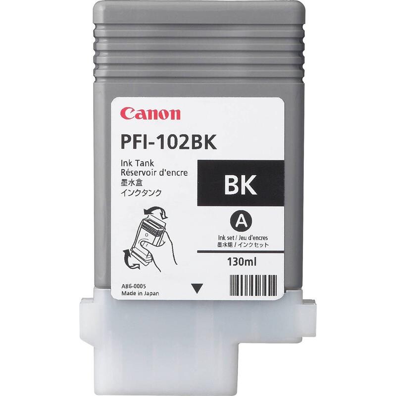 Картридж CANON (PFI-102BK) iPF500/6x0/7x0, Black (0895B001)