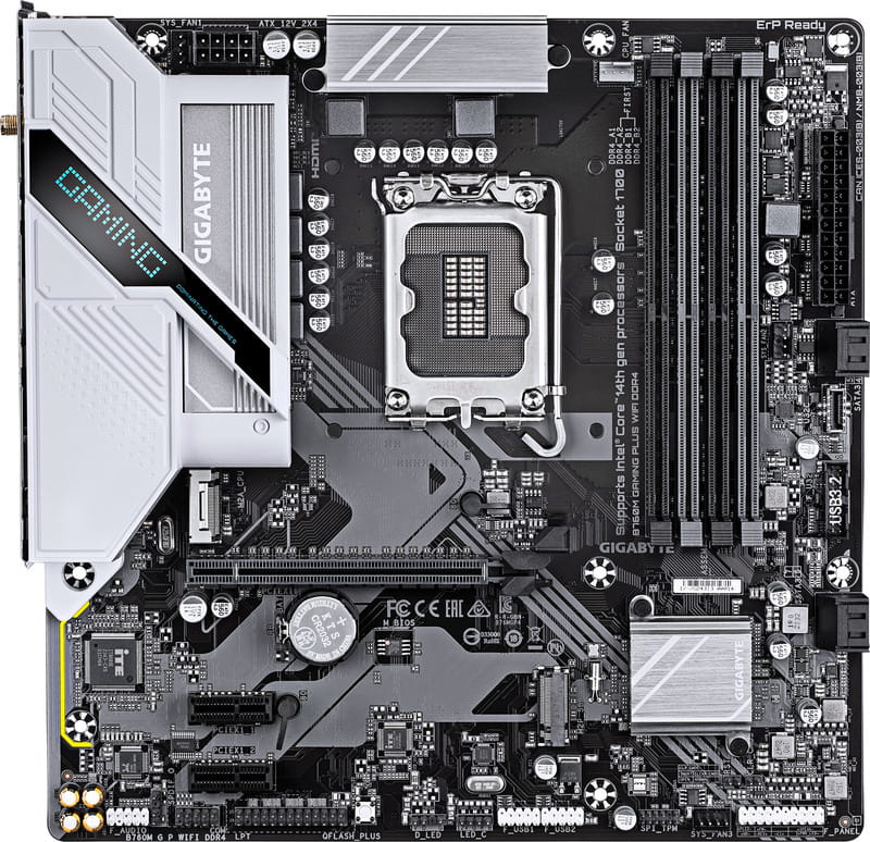 Материнська плата Gigabyte B760M Gaming Plus WiFi DDR4 Socket 1700