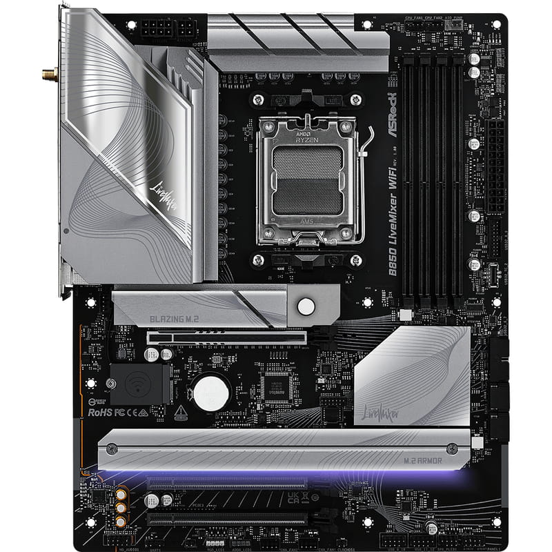 Материнская плата ASRock B850 LiveMixer WiFi Socket AM5