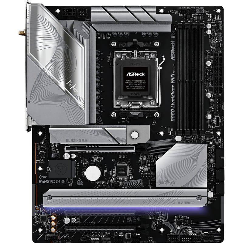 Материнская плата ASRock B850 LiveMixer WiFi Socket AM5