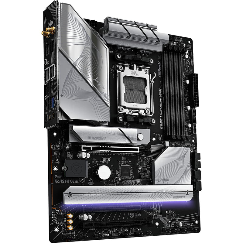 Материнская плата ASRock B850 LiveMixer WiFi Socket AM5