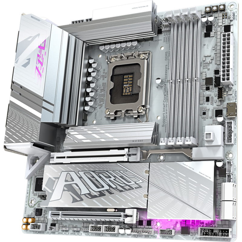 Материнська плата Gigabyte Z890M Aorus Elite WiFi7 Ice Socket 1851