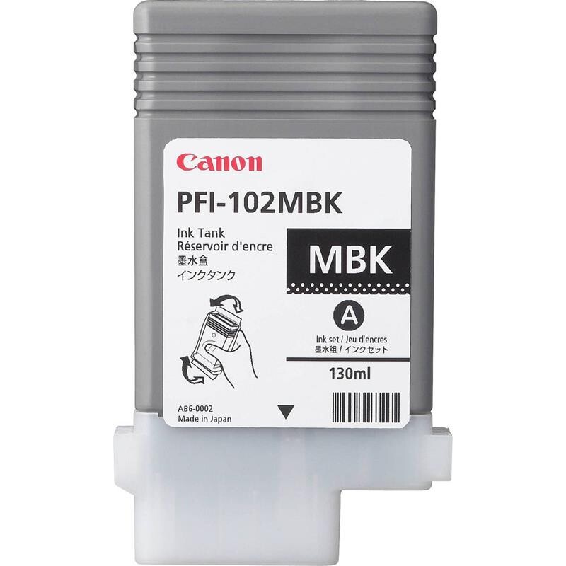 Картридж CANON (PFI-102MBK) iPF500/6x0/7x0, Matte Black (0894B001)