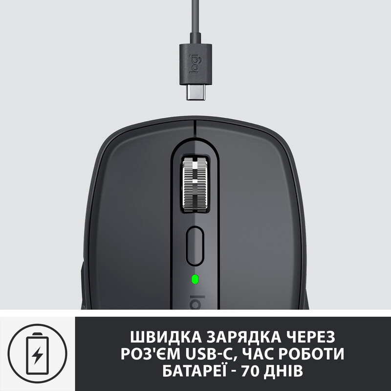 Мышь беспроводная Logitech MX Anywhere 3 Wireless Graphite (910-005988)