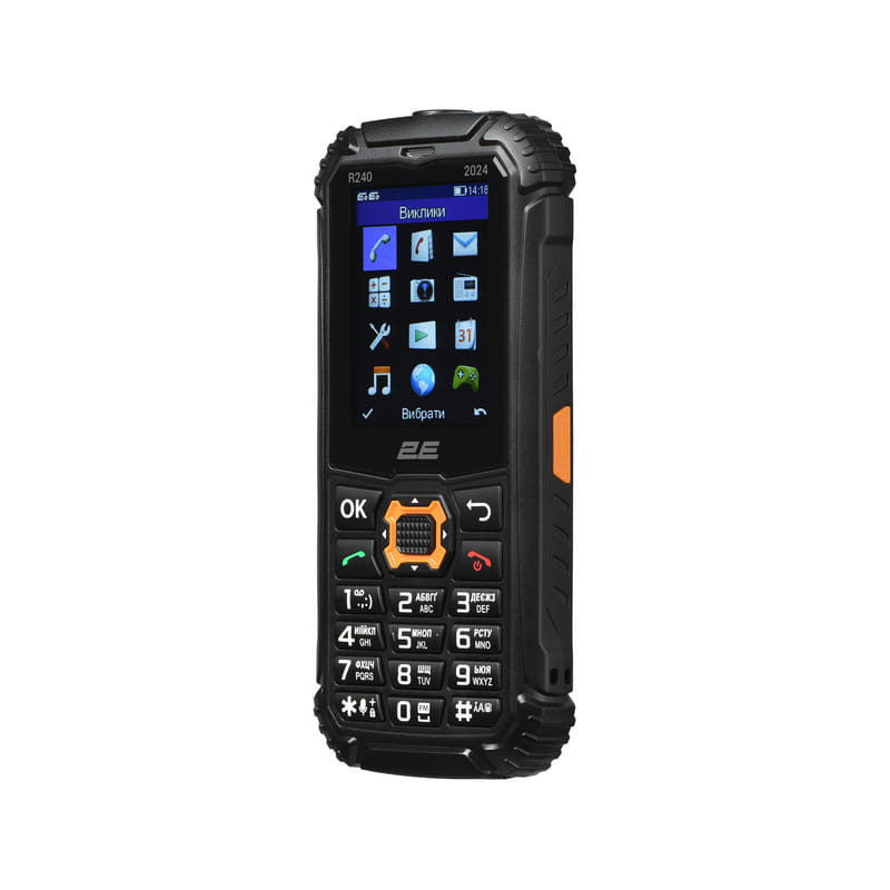 Мобильный телефон 2E R240 2025 Dual Sim Black (694743657623)
