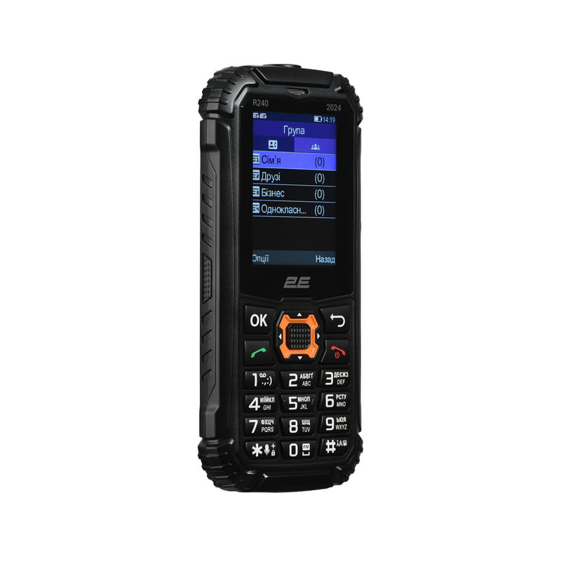 Мобильный телефон 2E R240 2025 Dual Sim Black (694743657623)