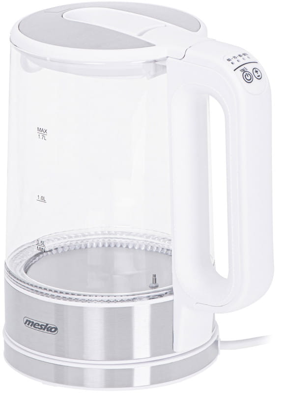 Електрочайник Mesko MS 1301 White