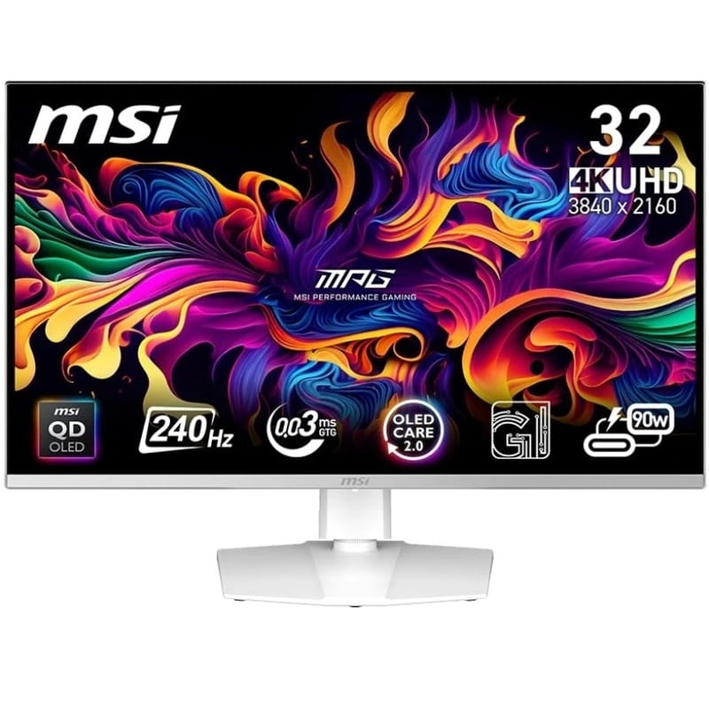 Монитор MSI 31.5" MPG 321URXW QD-OLED White 240Hz