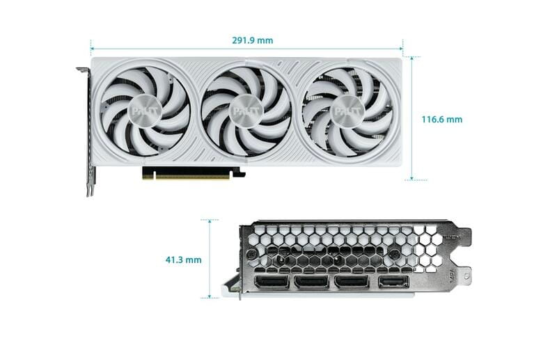 Видеокарта GF RTX 5070 12GB GDDR7 White OC Palit (NE75070U19K9-GB2050W)