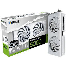 Видеокарта GF RTX 5060 8GB GDDR7 White OC Palit (NE75060U19P1-GB2063M)