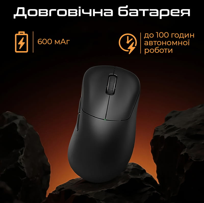Миша бездротова RAWM ER21Pro Black