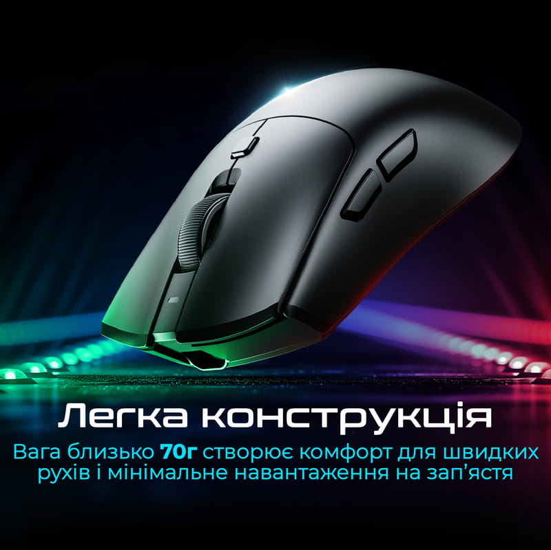 Мышь беспроводная RAWM SA-MH01 Black