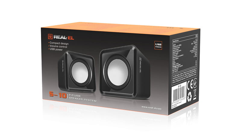 Акустическая система REAL-EL S-10 Black
