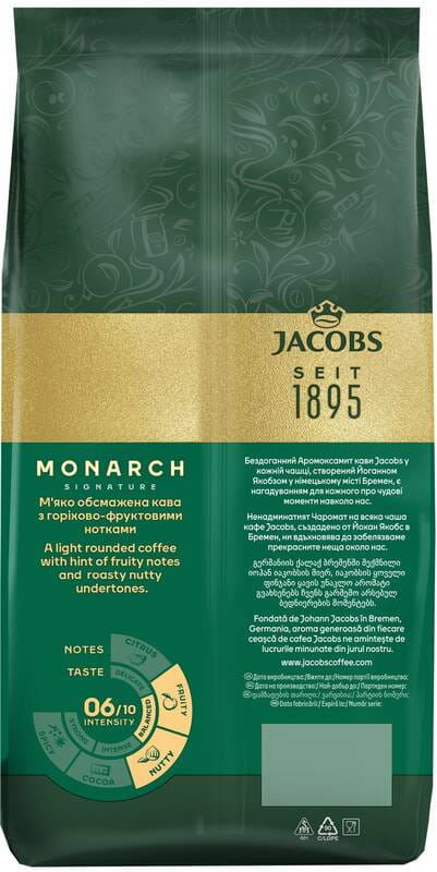 Кава в зернах Jacobs Monarch 1000г