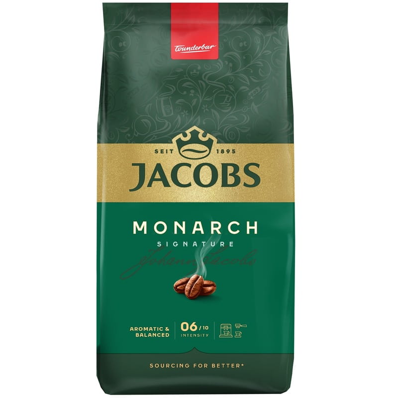 Кава в зернах Jacobs Monarch 1000г