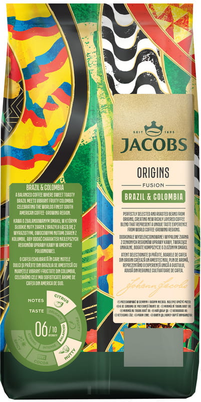Кава в зернах Jacobs South America Blend 1000г