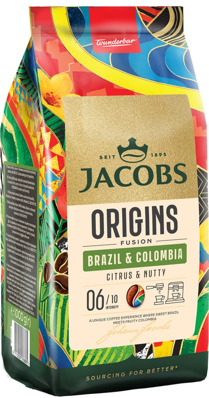 Кава в зернах Jacobs South America Blend 1000г