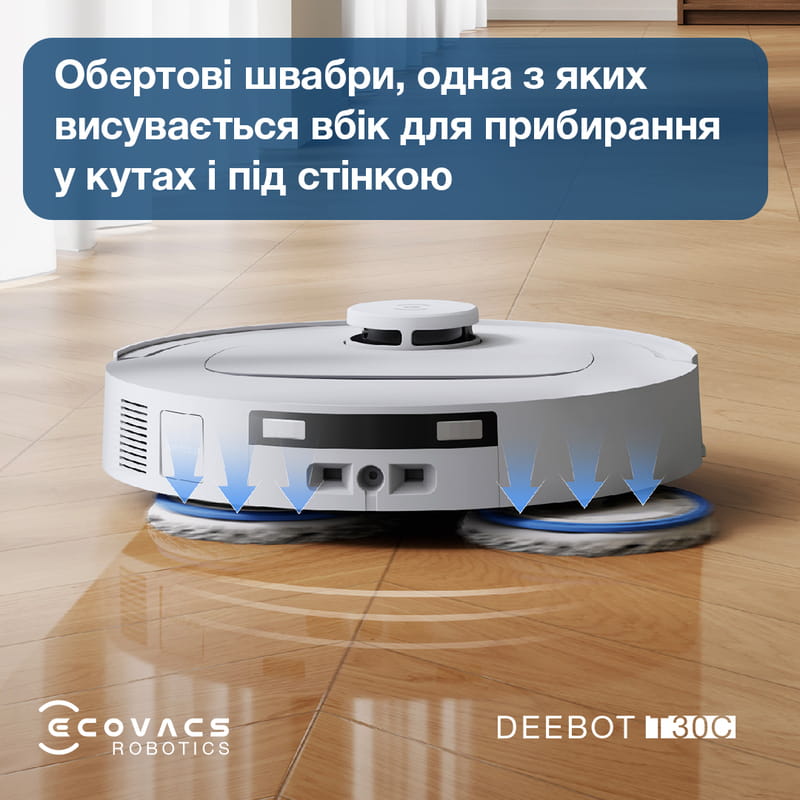 Робот-пилосос Ecovacs Deebot T30C White (DLX71)