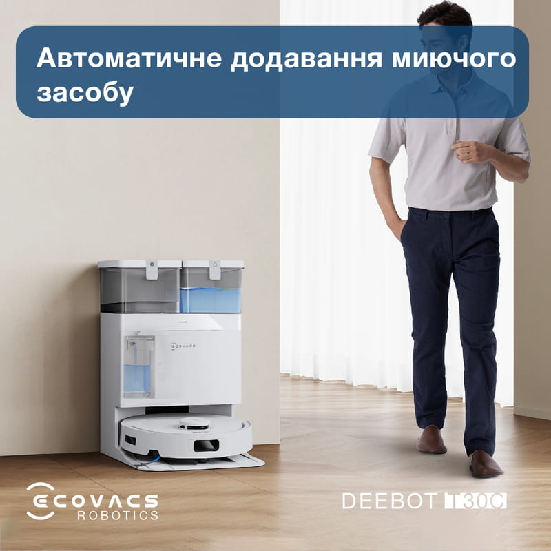 Робот-пилосос Ecovacs Deebot T30C White (DLX71)