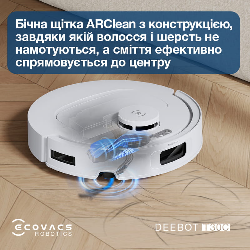 Робот-пилосос Ecovacs Deebot T30C White (DLX71)