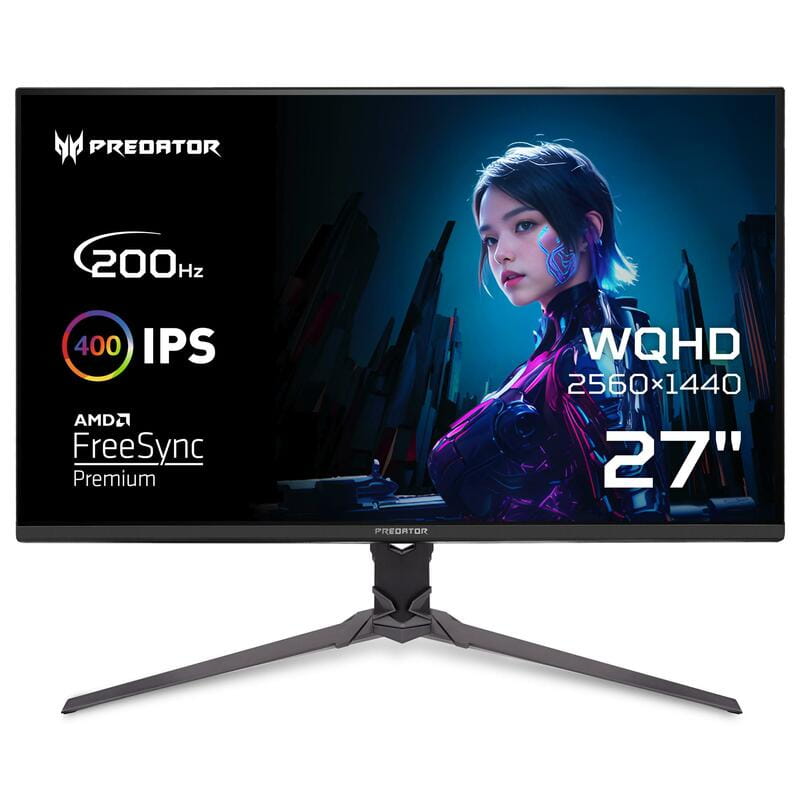 Монітор  ACER 27" Predator XB273UX1bmiiprx (UM.HX3EE.111) IPS Black 180Hz