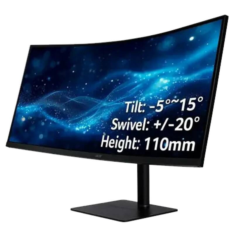 Монитор Acer 34" CZ342CURJ0bmiphuzx (UM.CC2EE.001) VA Black 120Hz