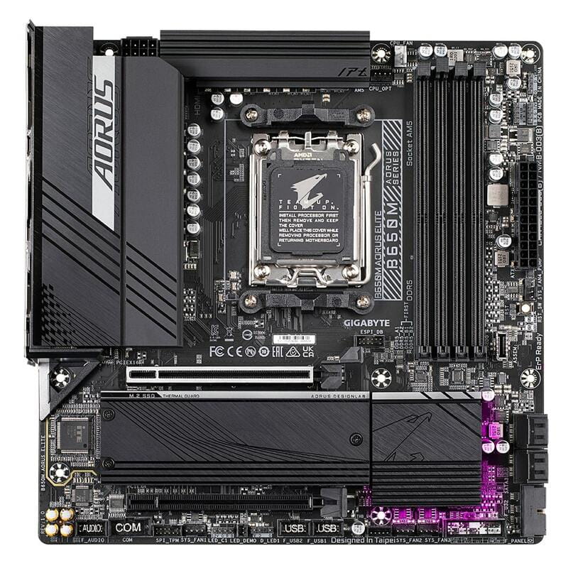 Материнська плата Gigabyte B650M Aorus Elite Socket AM5
