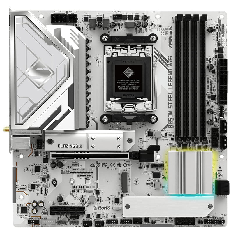 Материнская плата ASRock B850M Steel Legend WiFi Socket AM5