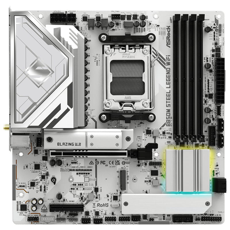 Материнская плата ASRock B850M Steel Legend WiFi Socket AM5