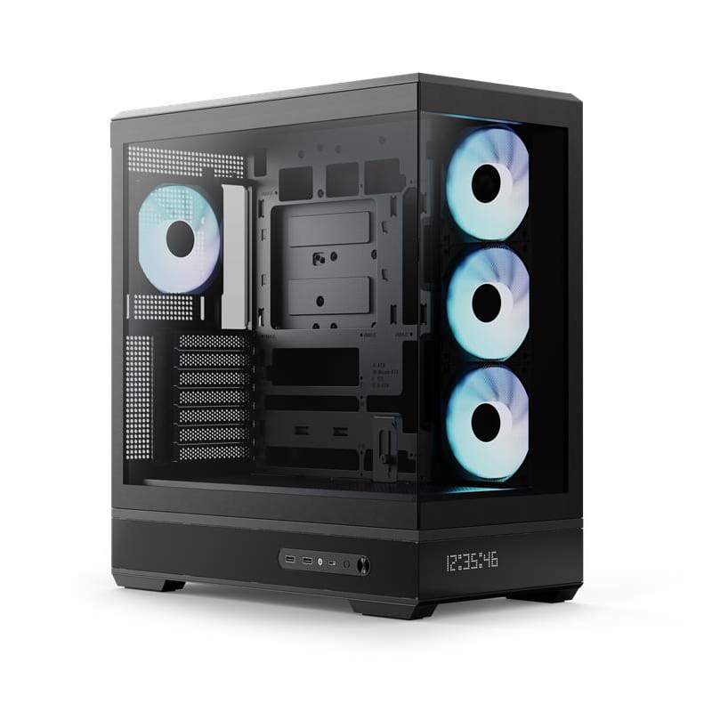 Корпус AeroCool P500B Digi-BK-v1 Black (ACCM-PN09143.11)