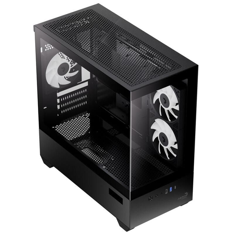 Корпус AeroCool P300D Digi-G-BK-v1 Black (ACCS-PN05033.11)
