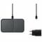 Фото - Бездротовий зарядний пристрій з блоком живлення Samsung EP-P5400 Wireless Charger Duo 15W Black (EP-P5400TBRGRU) | click.ua