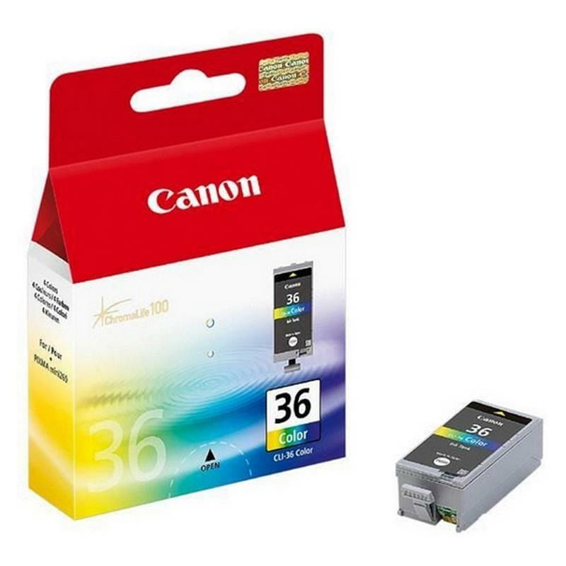 Картридж CANON (CLI-36) PIXMA iP100/mini260 Color (1511B001)