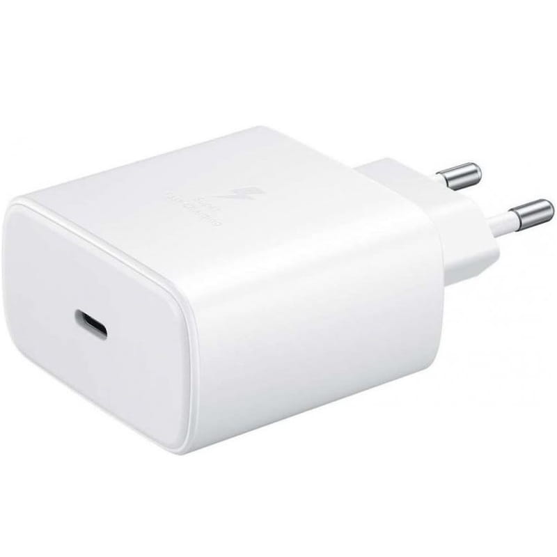 Мережевий зарядний пристрій Samsung EP-TA845 45W Type-C White (EP-TA845NWE) OEM