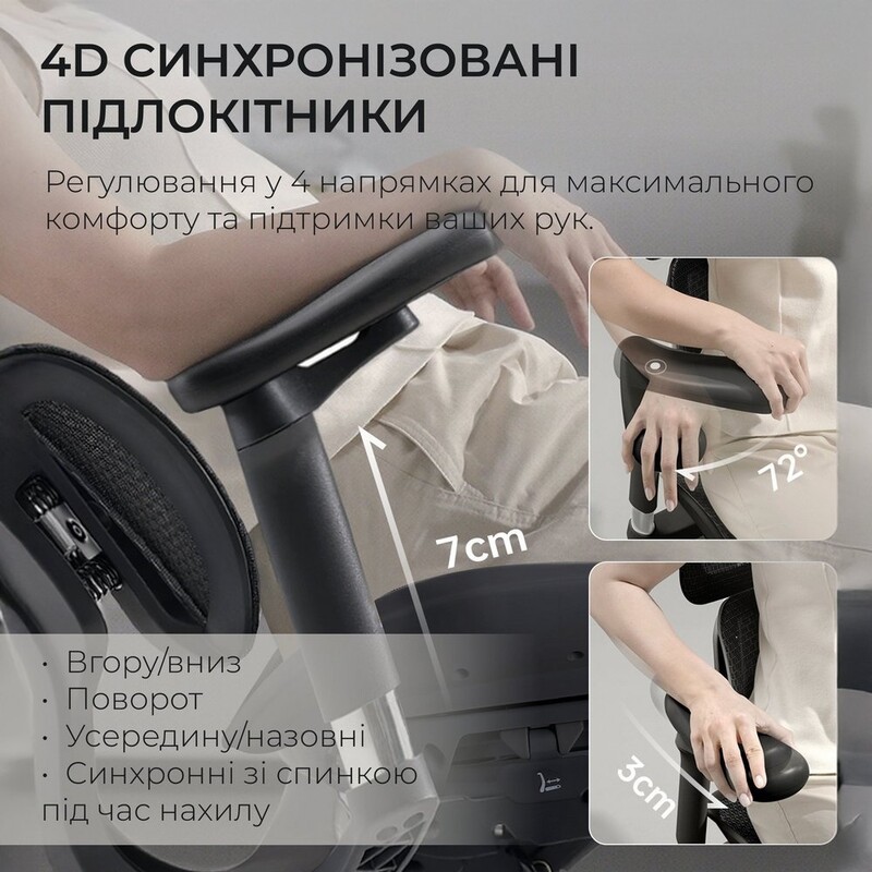 Кресло офисное Sihoo Doro S100 Mesh Black (S100-M301)