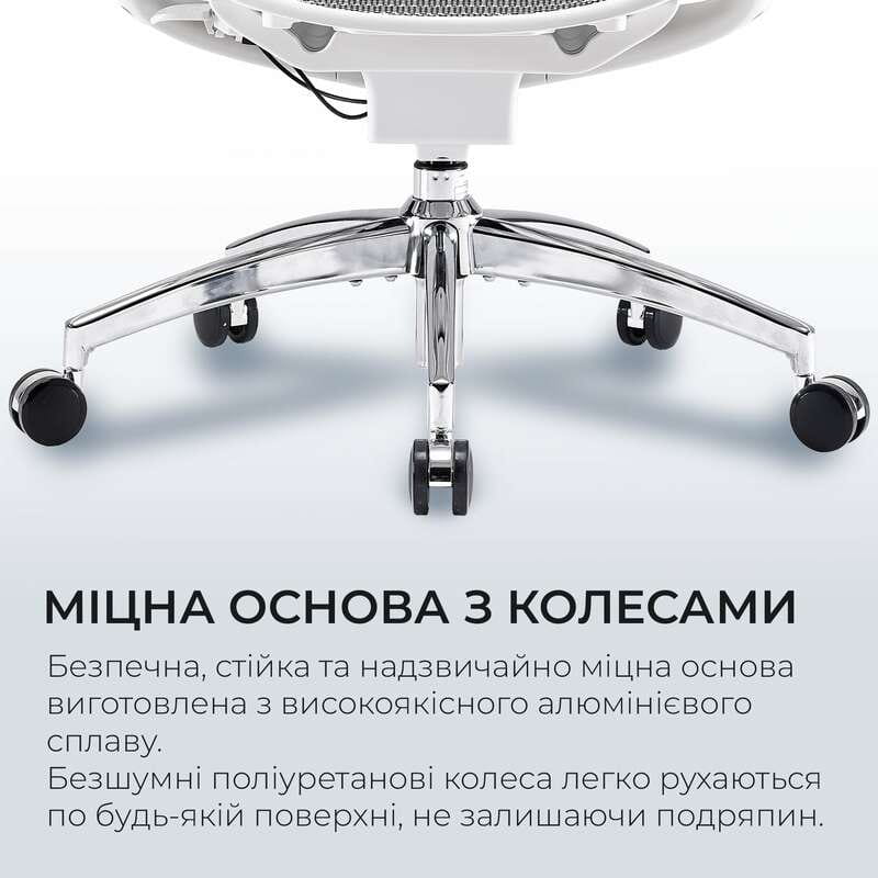 Крісло офісне Sihoo Doro C300 Pro Mesh White (DORO-C300-PRO-M102)