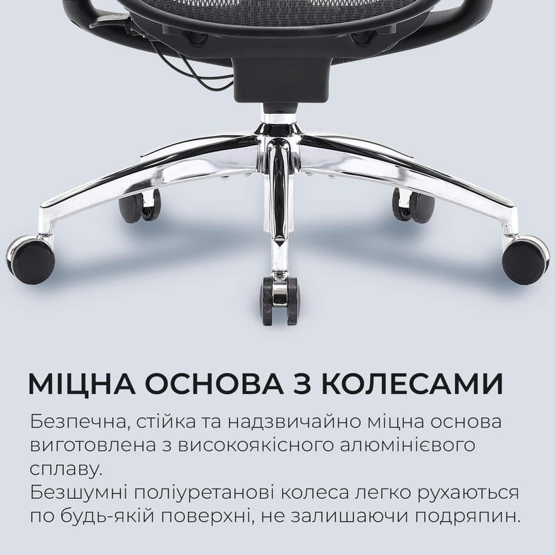 Крісло офісне Sihoo Doro C300 Pro Mesh Black (DORO-C300-PRO-M101)