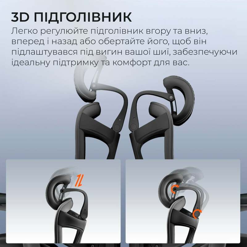 Крісло офісне Sihoo Doro C300 Pro Mesh Black (DORO-C300-PRO-M101)