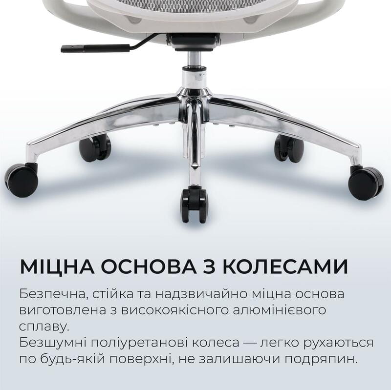 Крісло офісне Sihoo Doro C300L Mesh White DORO-C300L-A3-102)