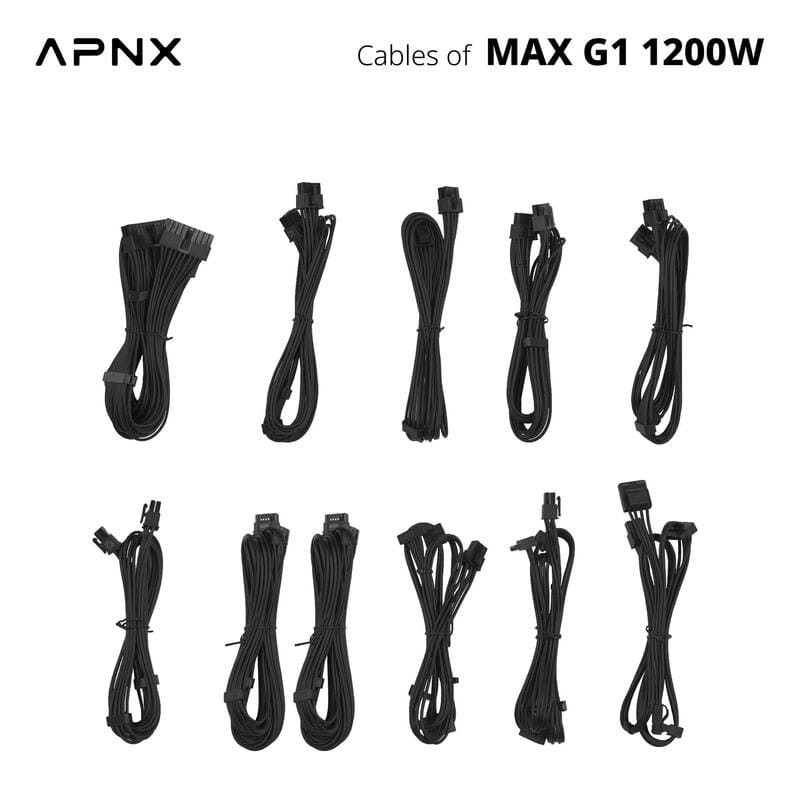 Блок живлення APNX MAX G1 1200 (APPG-MXK2FEC.X1) 1200W