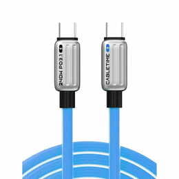 Кабель Cabletime USB Type-C - USB Type-C (M/M) PD 240W, 2 м, Blue (CU05L)