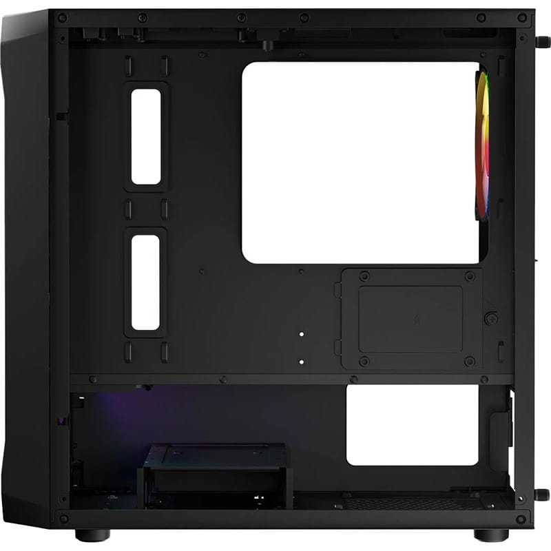 Корпус LogicConcept Portos Mesh+Glass ARGB Black без БЖ (AM-PORTOS-10-0000000-0002)