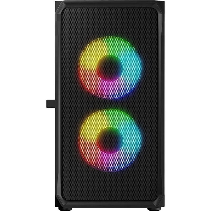 Корпус LogicConcept Portos Mesh+Glass ARGB Black без БЖ (AM-PORTOS-10-0000000-0002)