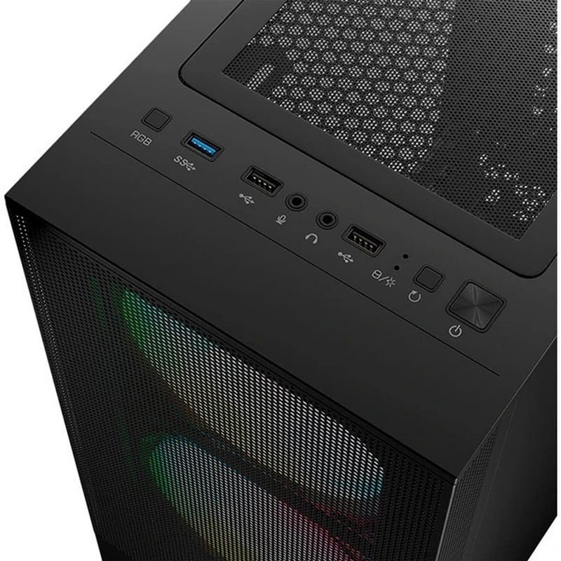 Корпус LogicConcept Arya Mesh+Glass ARGB Black без БП (AT-ARYA-10-000000-0002)