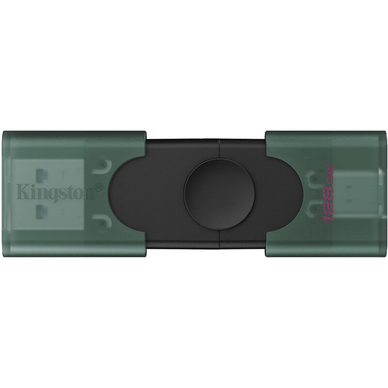 Флеш-накопичувач USB3.2 128GB Type-C Kingston DataTraveler Duo Green (DTDEG2/128GB)