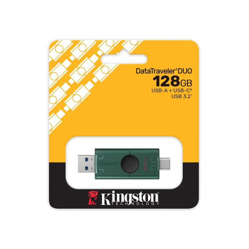 Флеш-накопитель USB3.2 128GB Type-C Kingston DataTraveler Duo Green (DTDEG2/128GB)