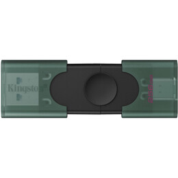 Флеш-накопитель USB3.2 256GB Type-C Kingston DataTraveler Duo Green (DTDEG2/256GB)