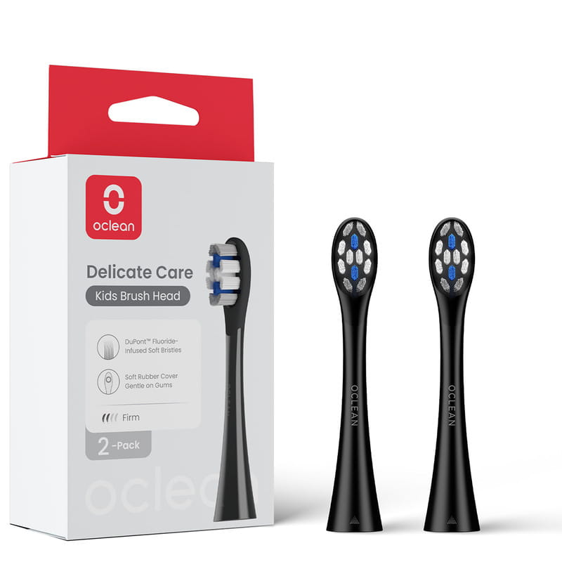 Насадка для зубной электрощетки Oclean X Kids P3K8 Black (2 шт) (6970810557398)