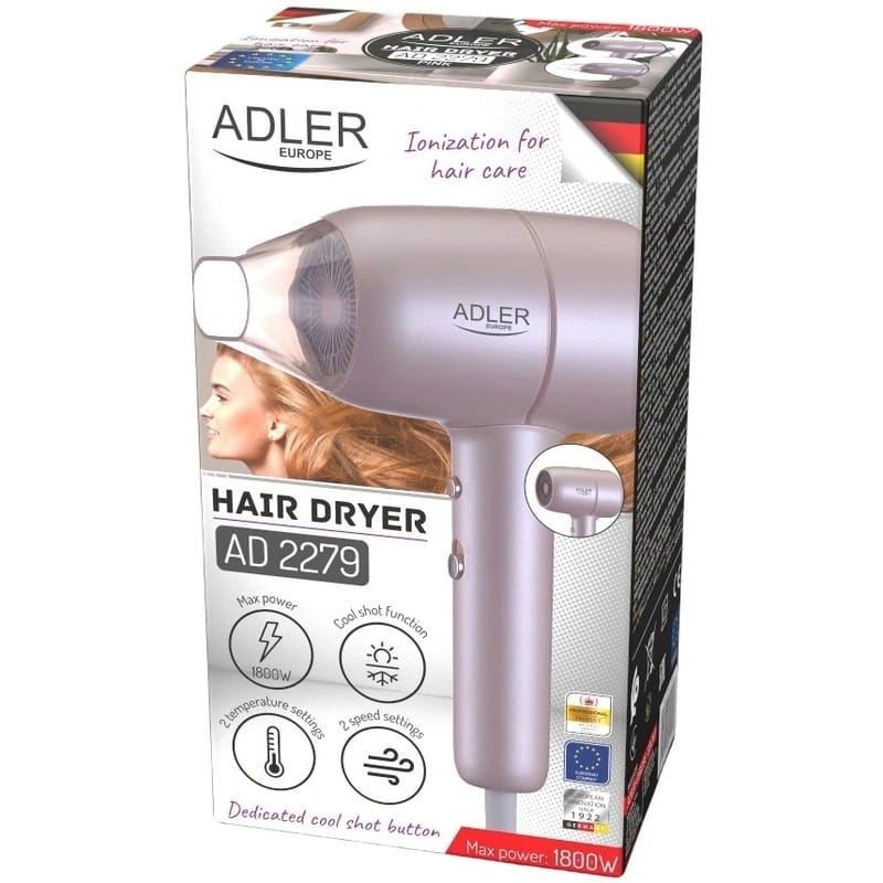 Фен Adler AD 2279 Pink